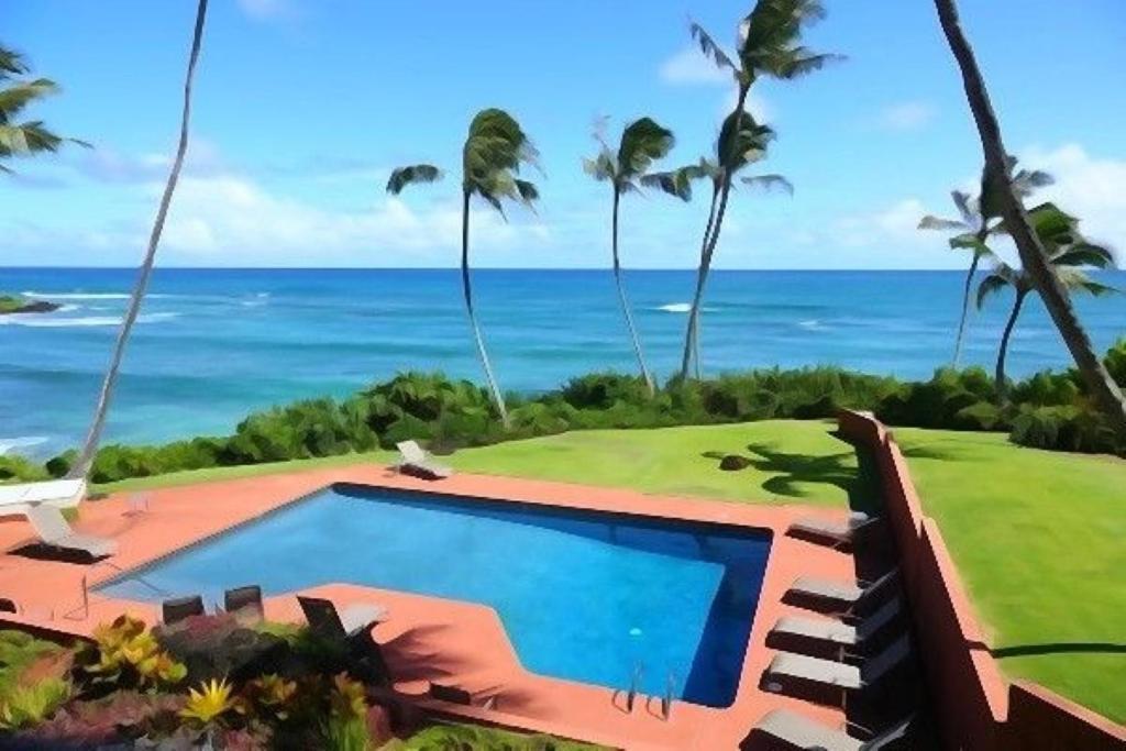 Luxury 2-Story Oceanfront Condo W/ Views & Pool Wailua  Extérieur photo